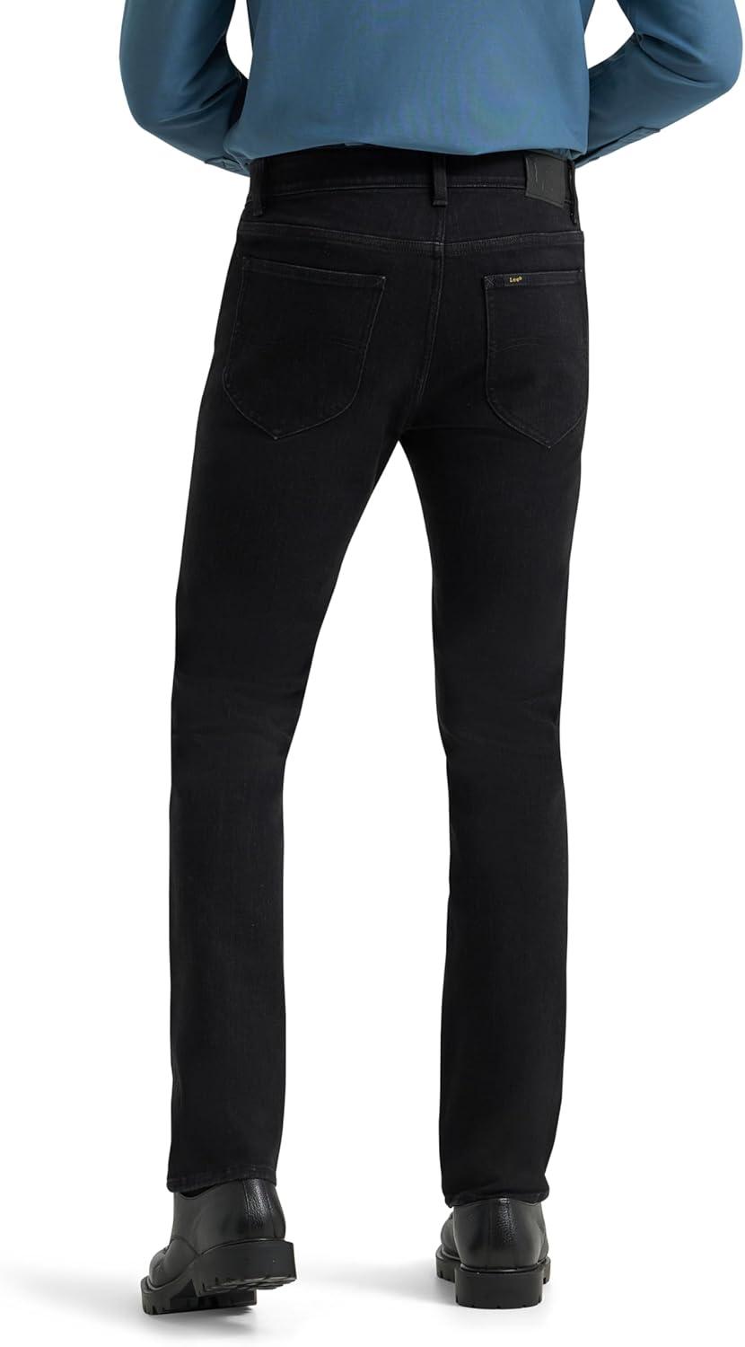 imageLee Mens X Move Slim Straight JeanMidnight Black
