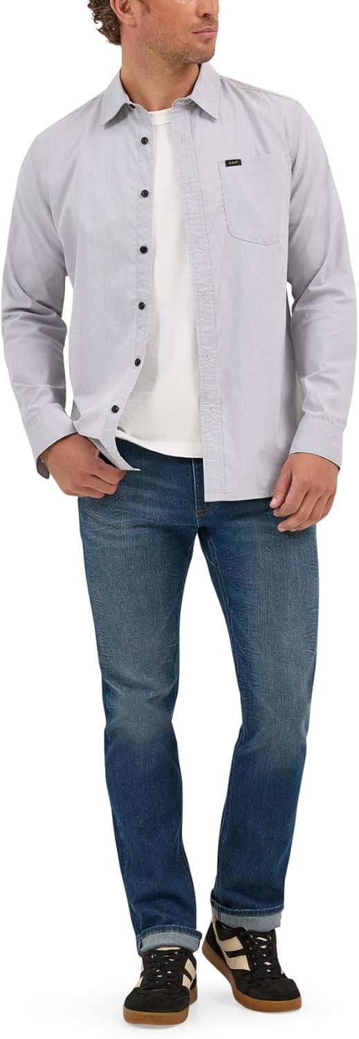 imageLee Mens X Move Slim Straight JeanTimber