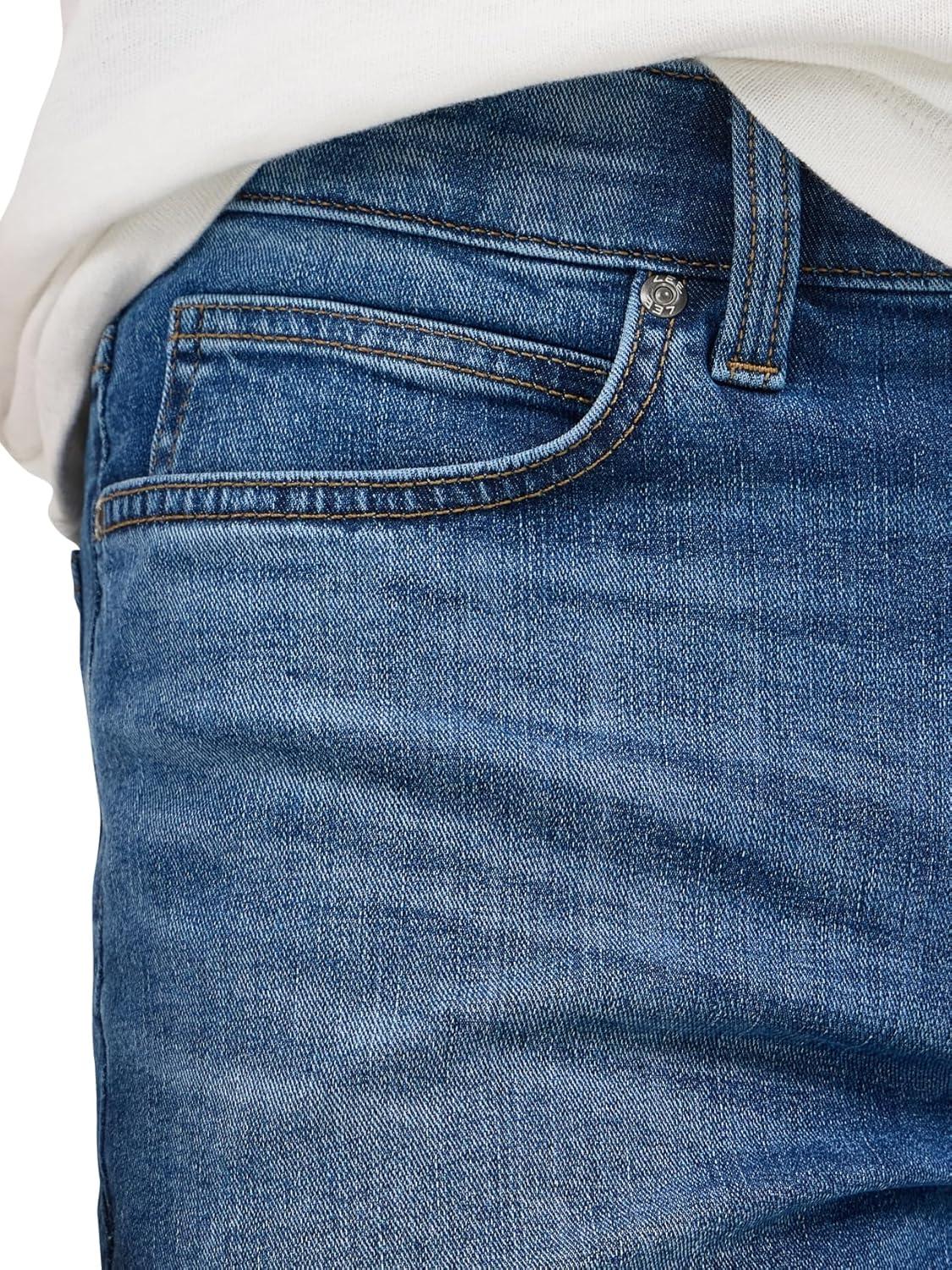 imageLee Mens X Soft Regular Straight JeanCreek