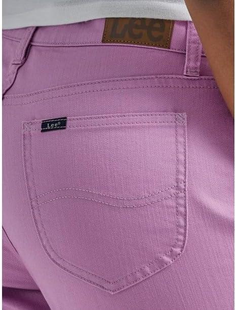 imageLee Womens Flex Motion Regular Fit 5 Pocket Capri JeanJeansPurple