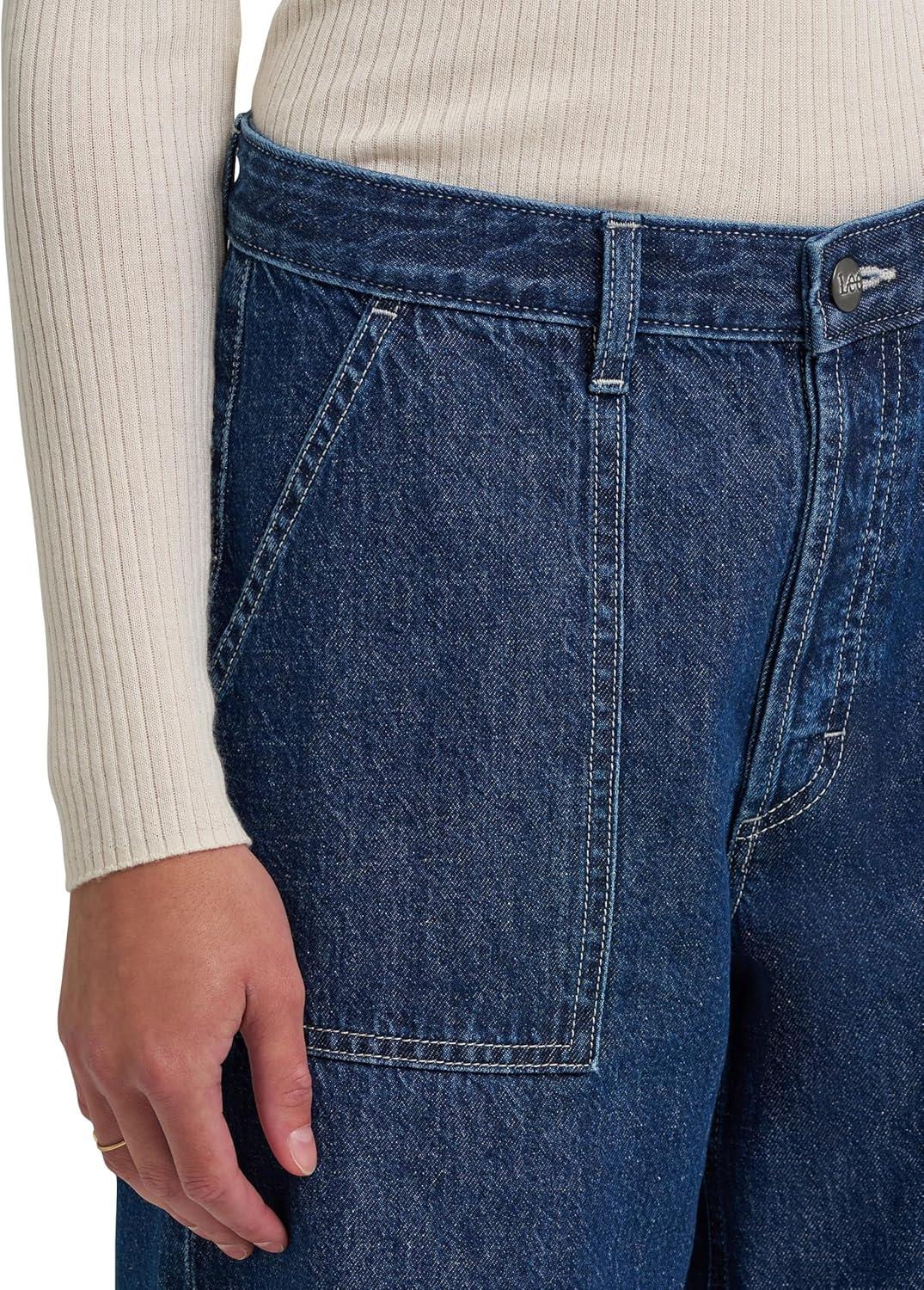imageLee Womens Patch Pocket Slouch JeanSwitch It Up
