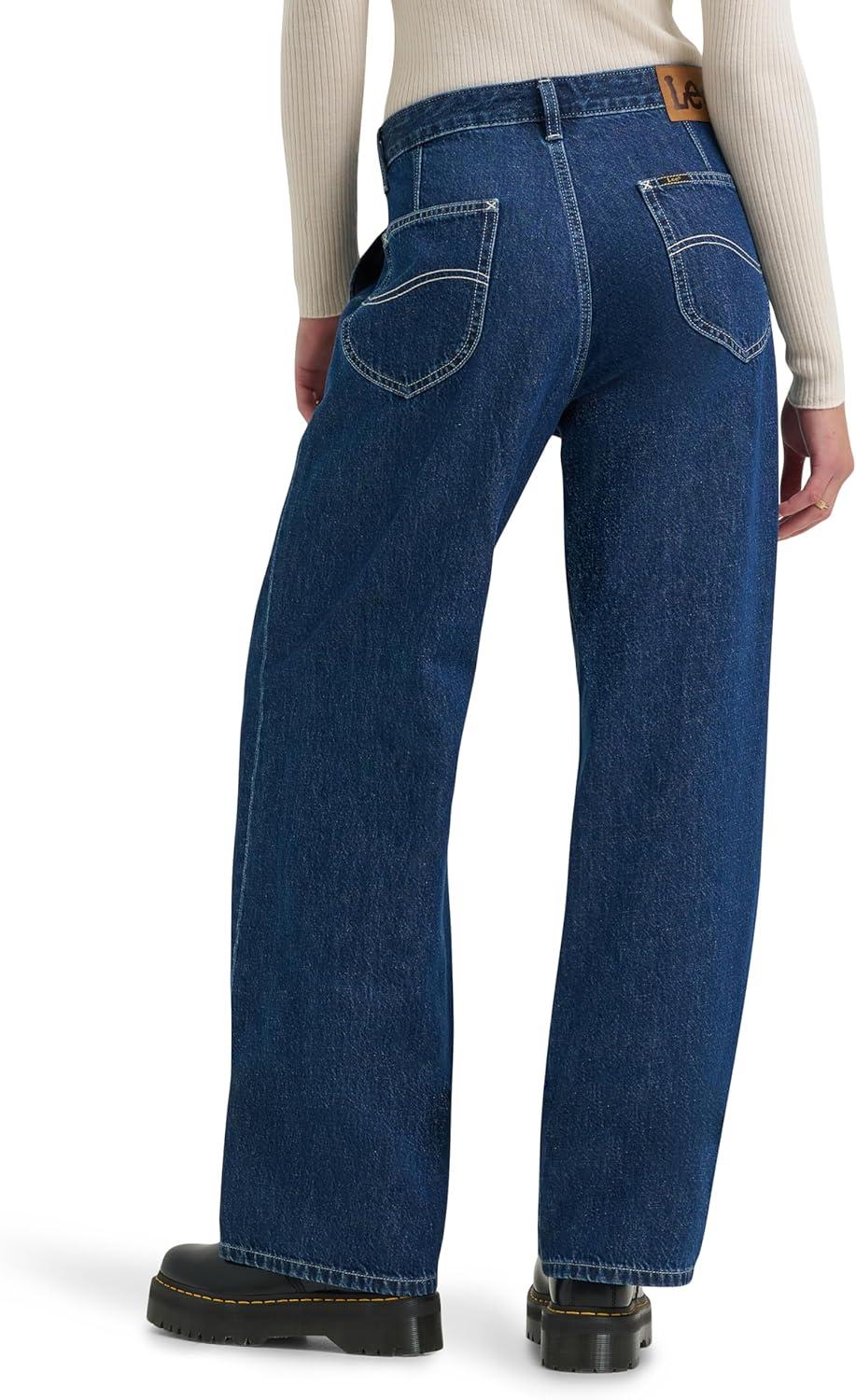 imageLee Womens Patch Pocket Slouch JeanSwitch It Up
