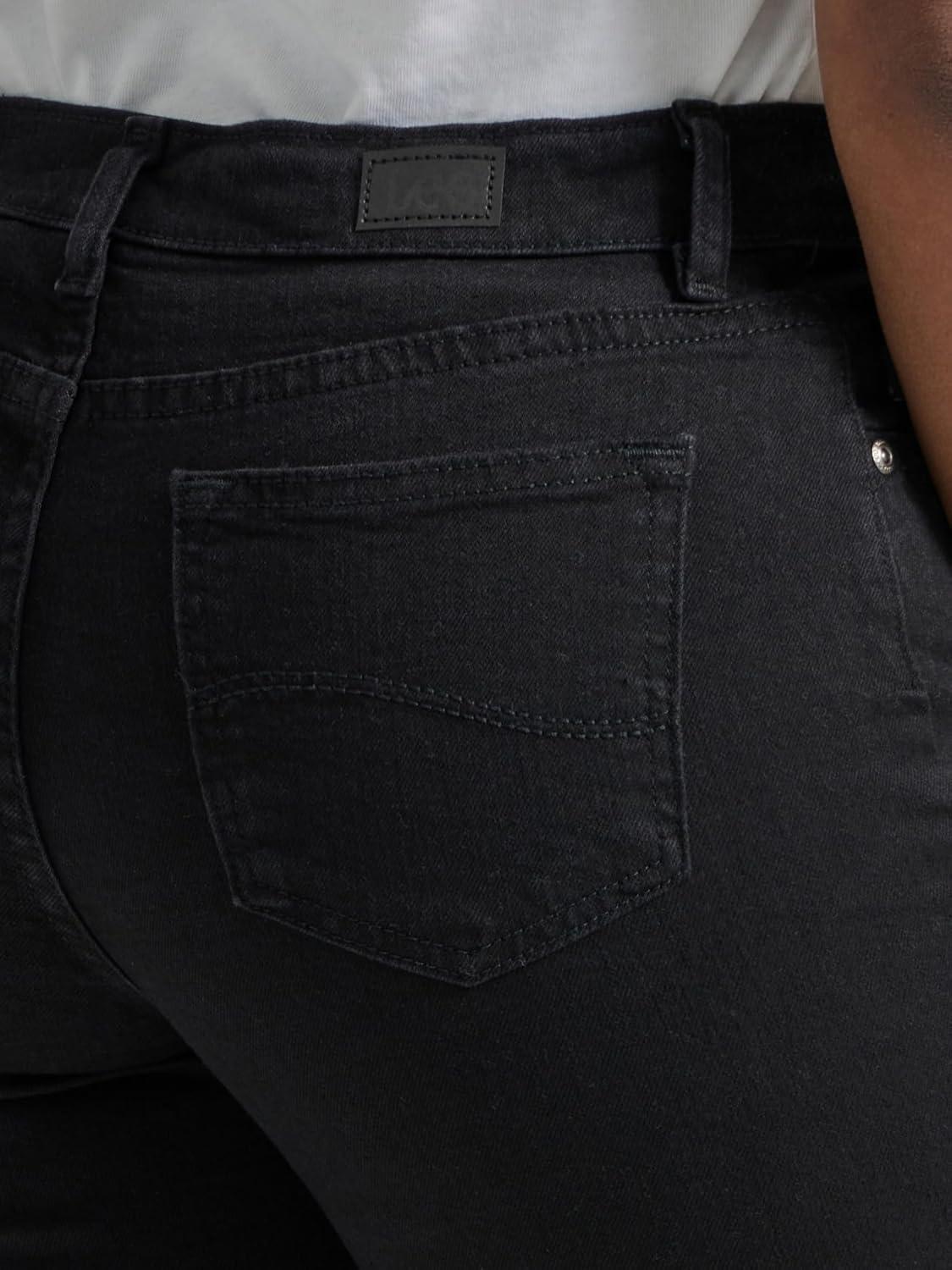 imageLee Womens Relaxed Fit Straight Leg JeanBlack Onyx