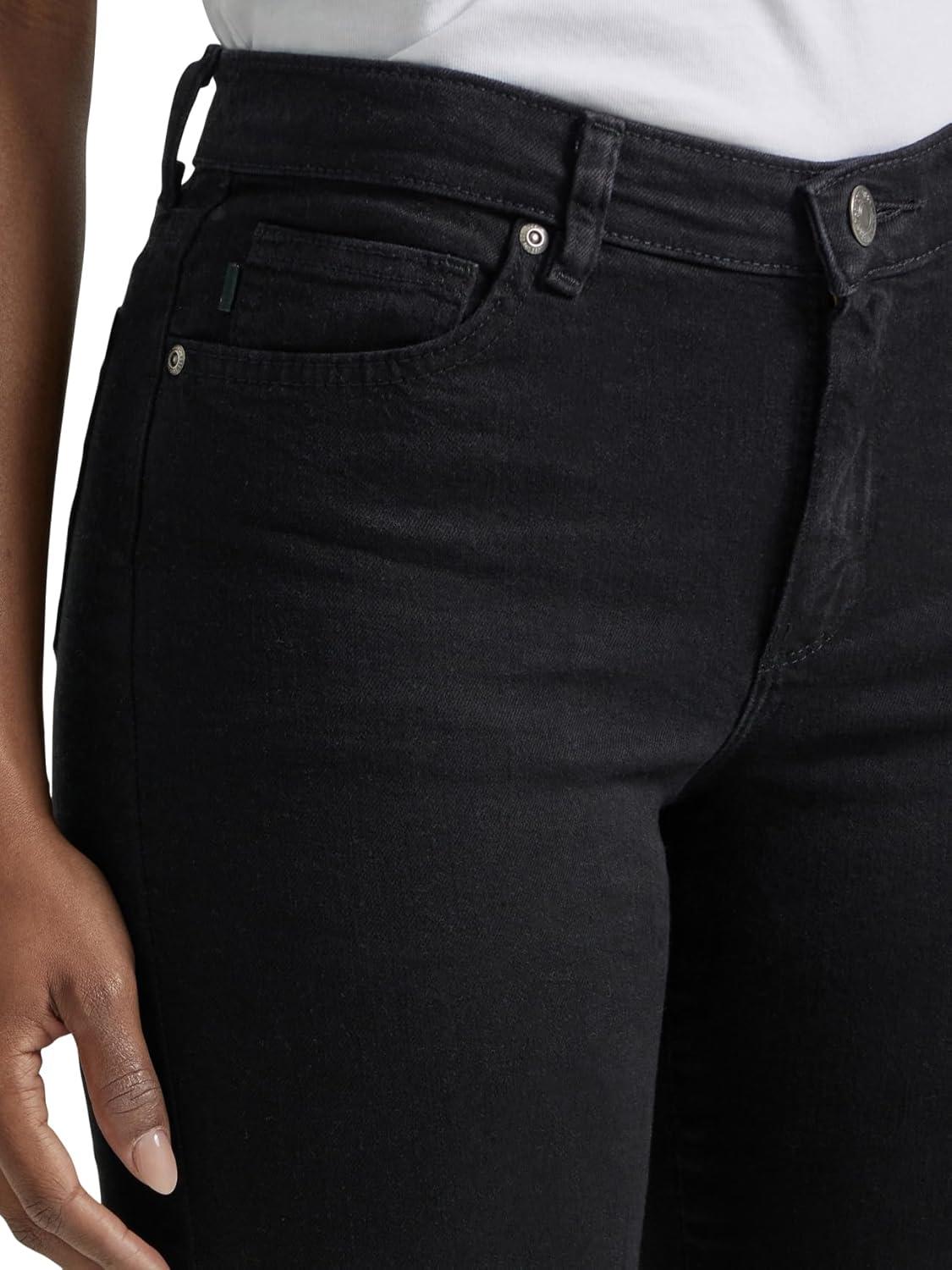 imageLee Womens Relaxed Fit Straight Leg JeanBlack Onyx