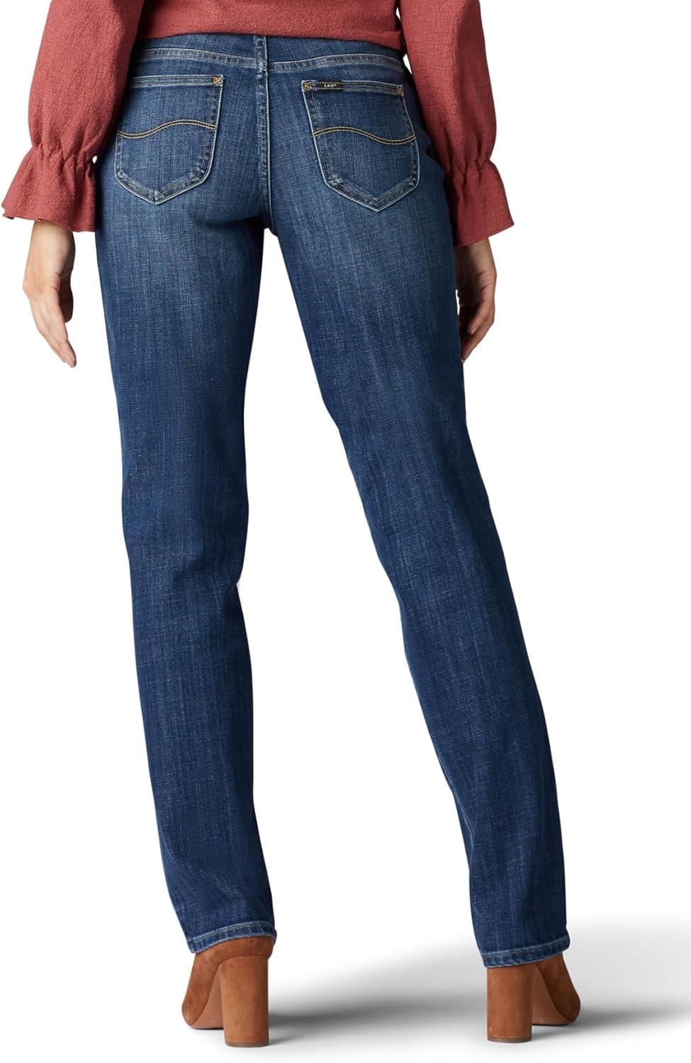 imageLee Womens Relaxed Fit Straight Leg JeanJaded