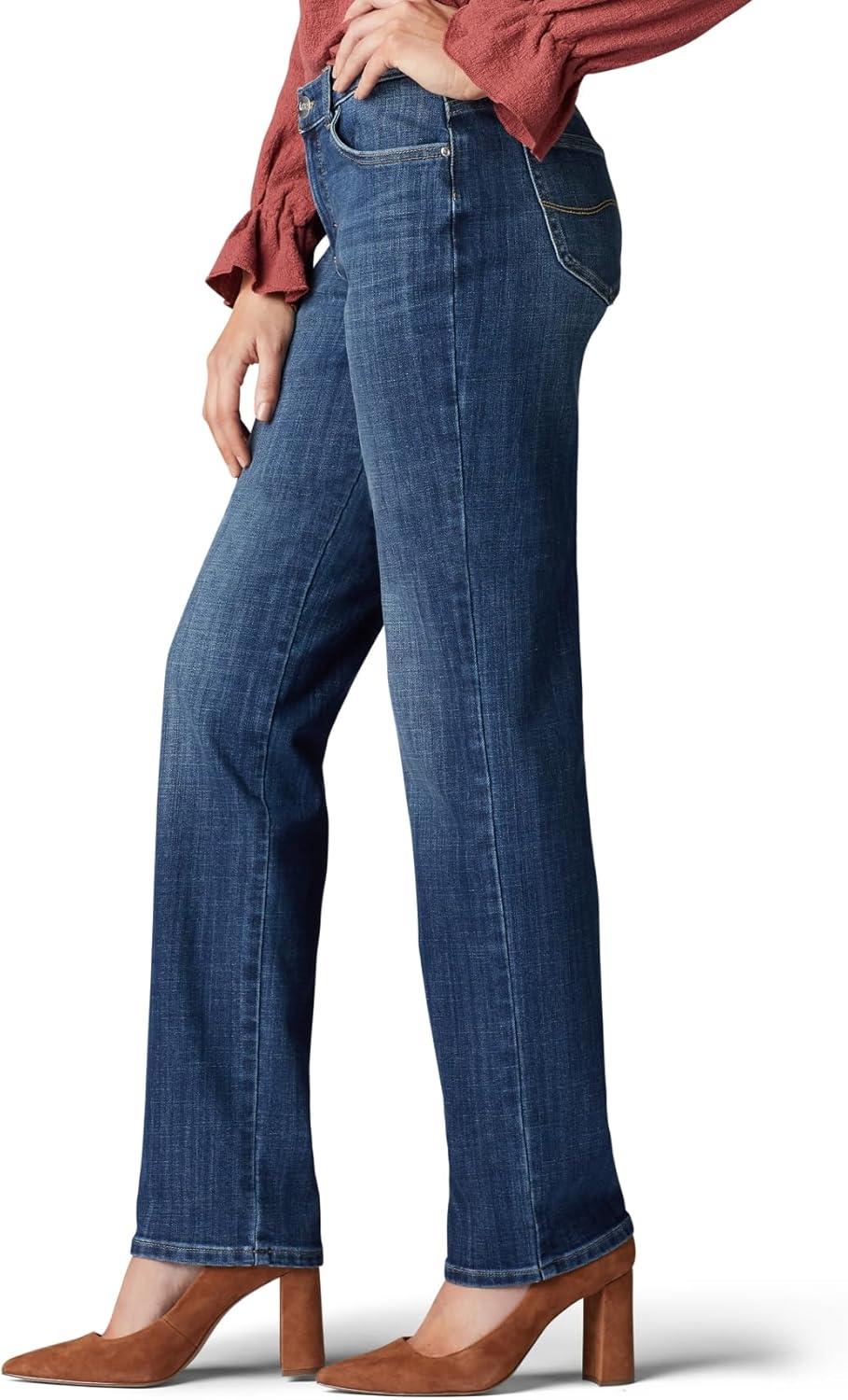 imageLee Womens Relaxed Fit Straight Leg JeanJaded