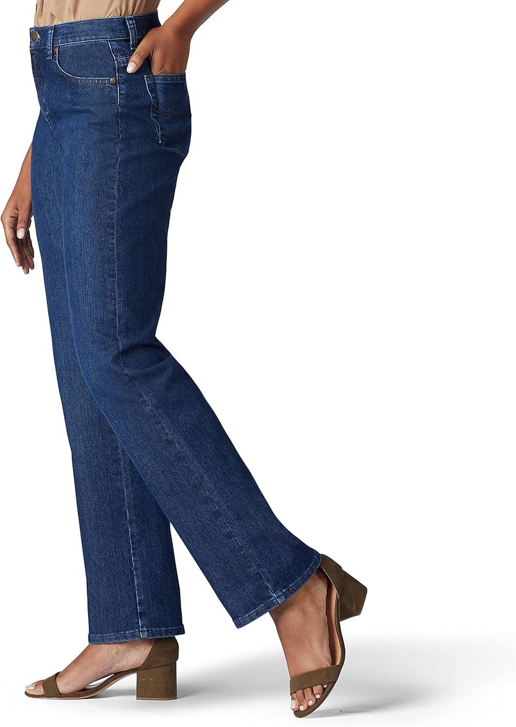 imageLee Womens Relaxed Fit Straight Leg JeanMeridian
