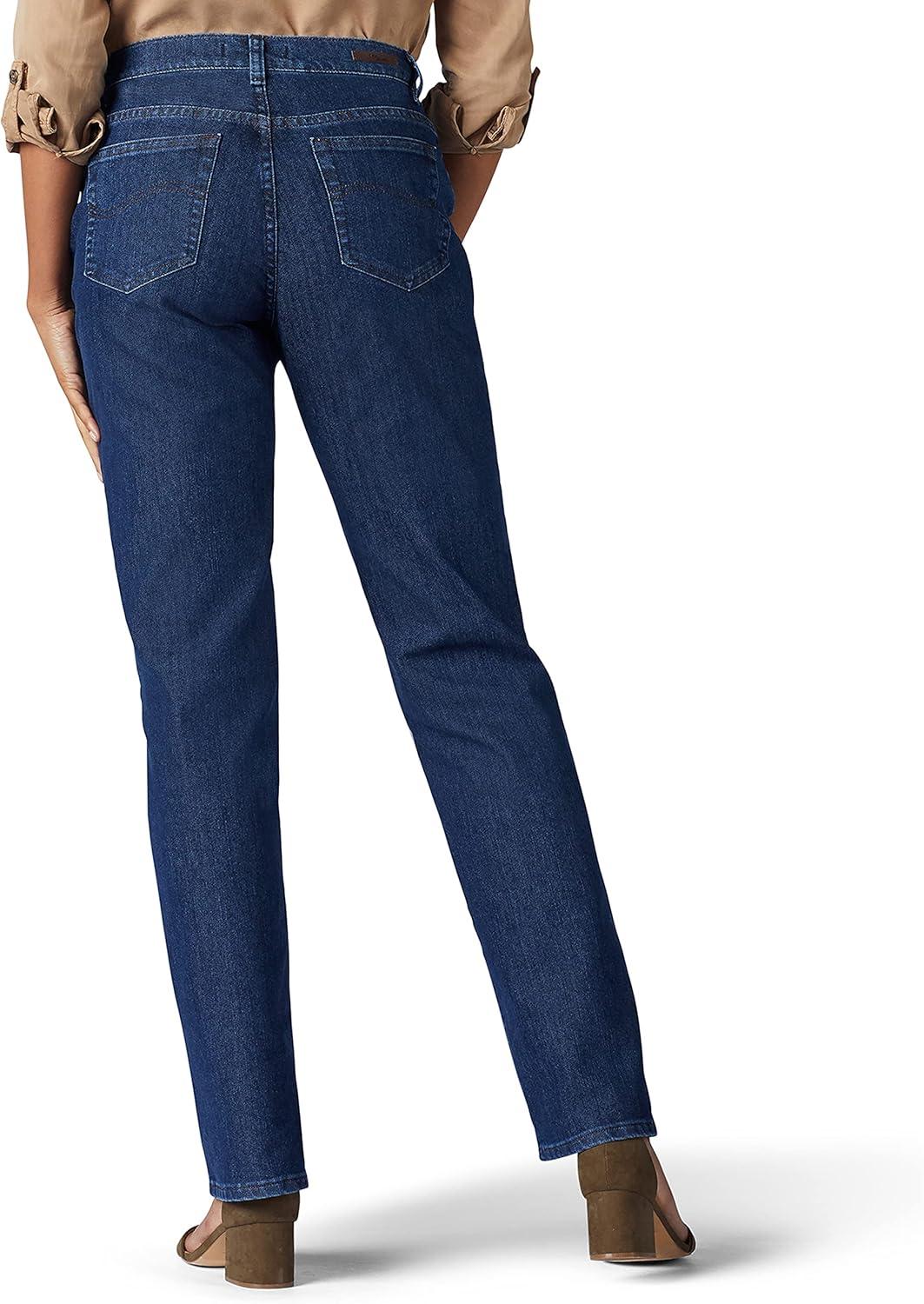 imageLee Womens Relaxed Fit Straight Leg JeanMeridian