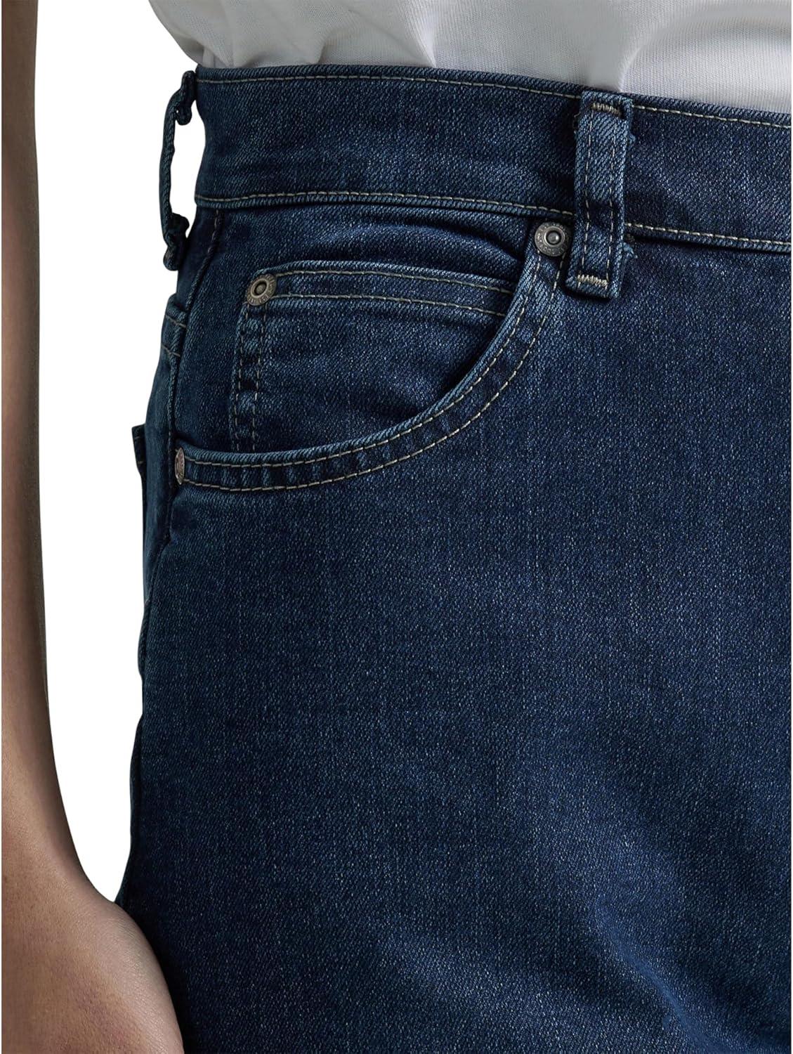 imageLee Womens Relaxed Fit Straight Leg JeanPremium Dark
