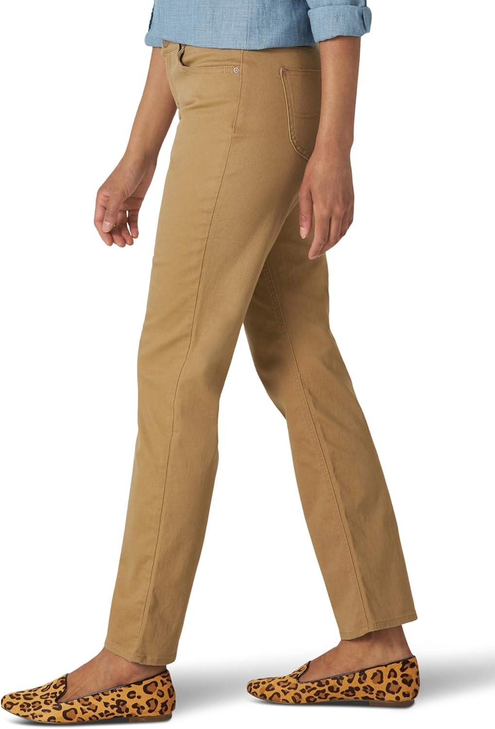 imageLee Womens Relaxed Fit Straight Leg JeanTigers Eye
