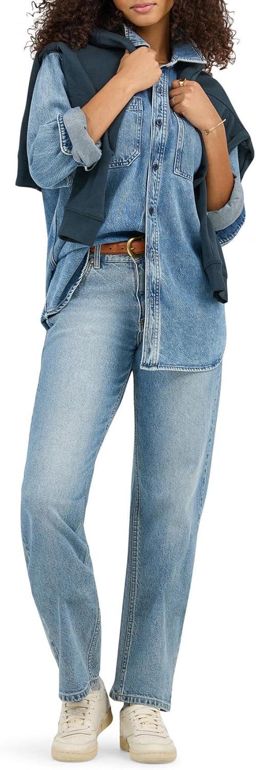 imageLee Womens Rider Straight JeanDazzled