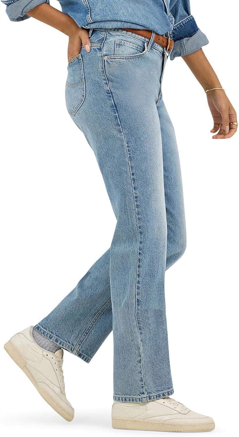 imageLee Womens Rider Straight JeanDazzled
