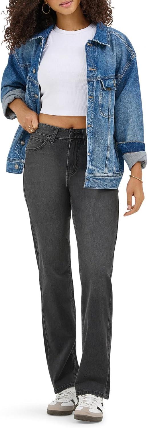 imageLee Womens Rider Straight JeanNight Rays