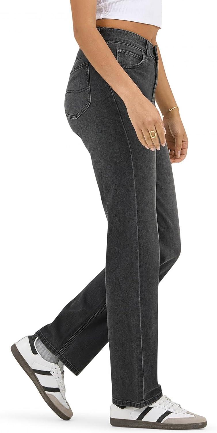 imageLee Womens Rider Straight JeanNight Rays