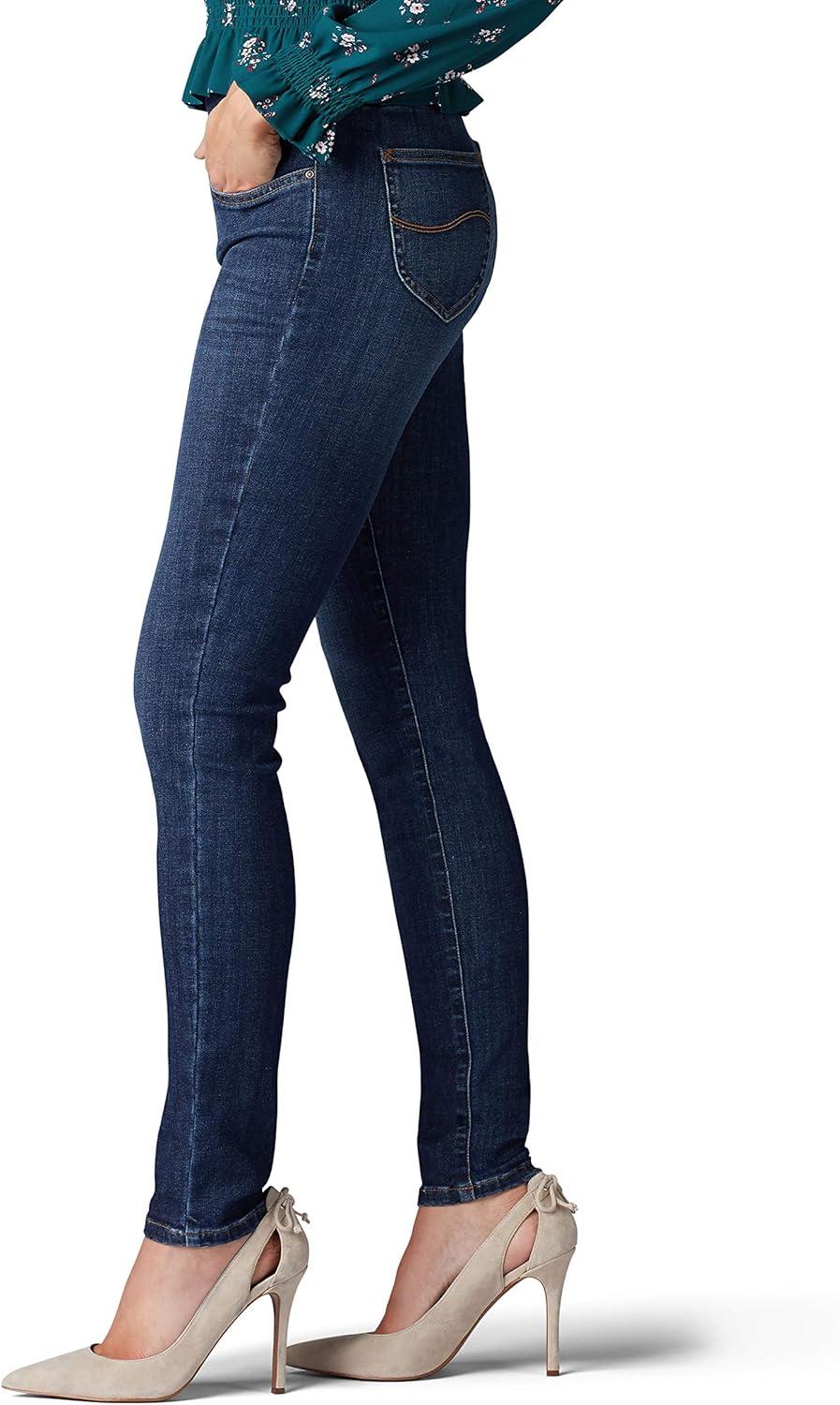 imageLee Womens Sculpting Slim Fit Skinny Leg Pull on JeanLandslide