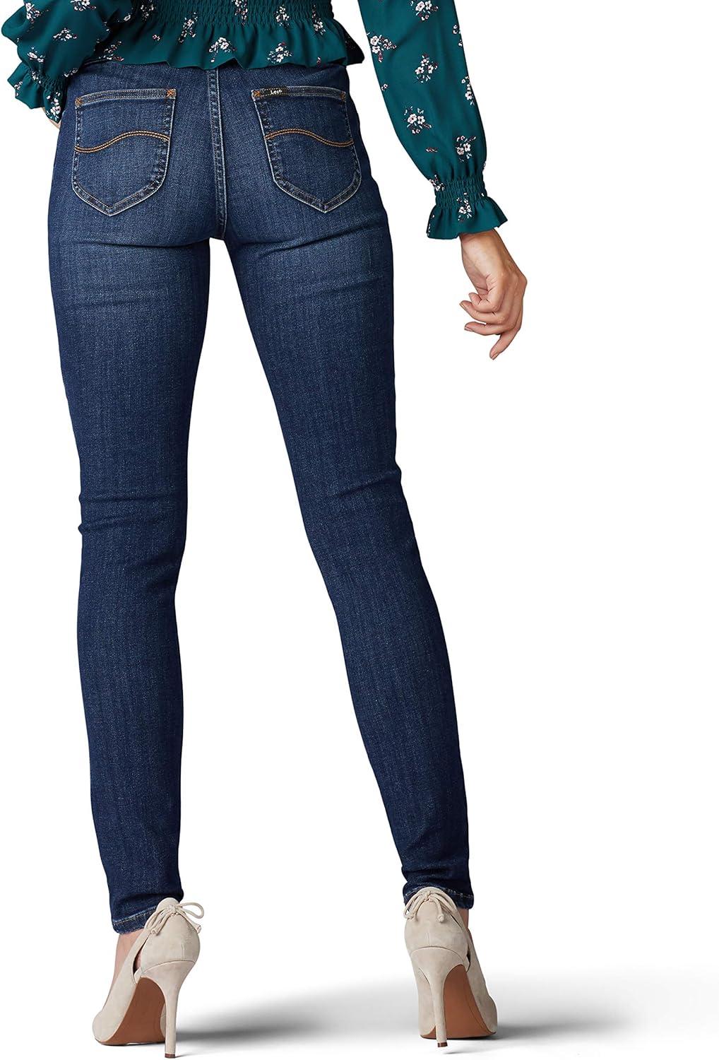 imageLee Womens Sculpting Slim Fit Skinny Leg Pull on JeanLandslide