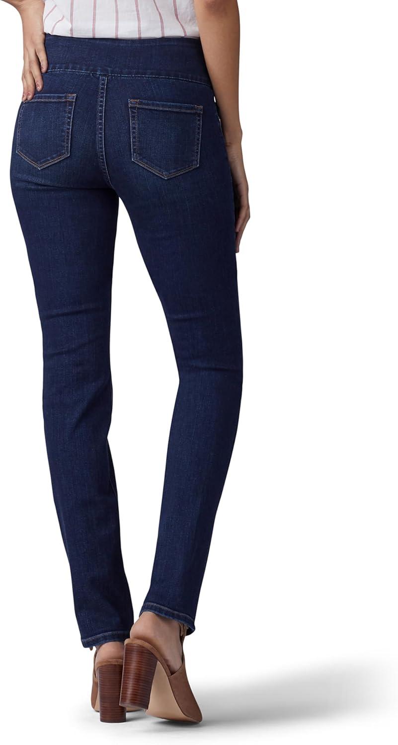 imageLee Womens Sculpting Slim Fit Slim Leg Pull On JeanInfinity