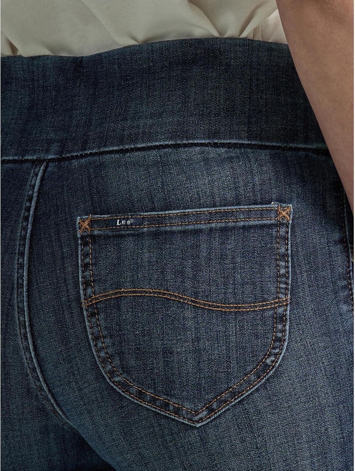 imageLee Womens Sculpting Slim Fit Slim Leg Pull On JeanLandslide