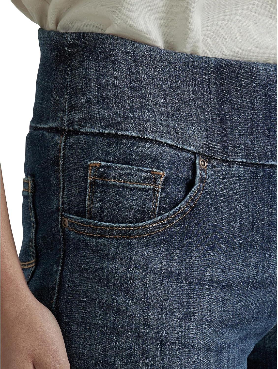 imageLee Womens Sculpting Slim Fit Slim Leg Pull On JeanLandslide