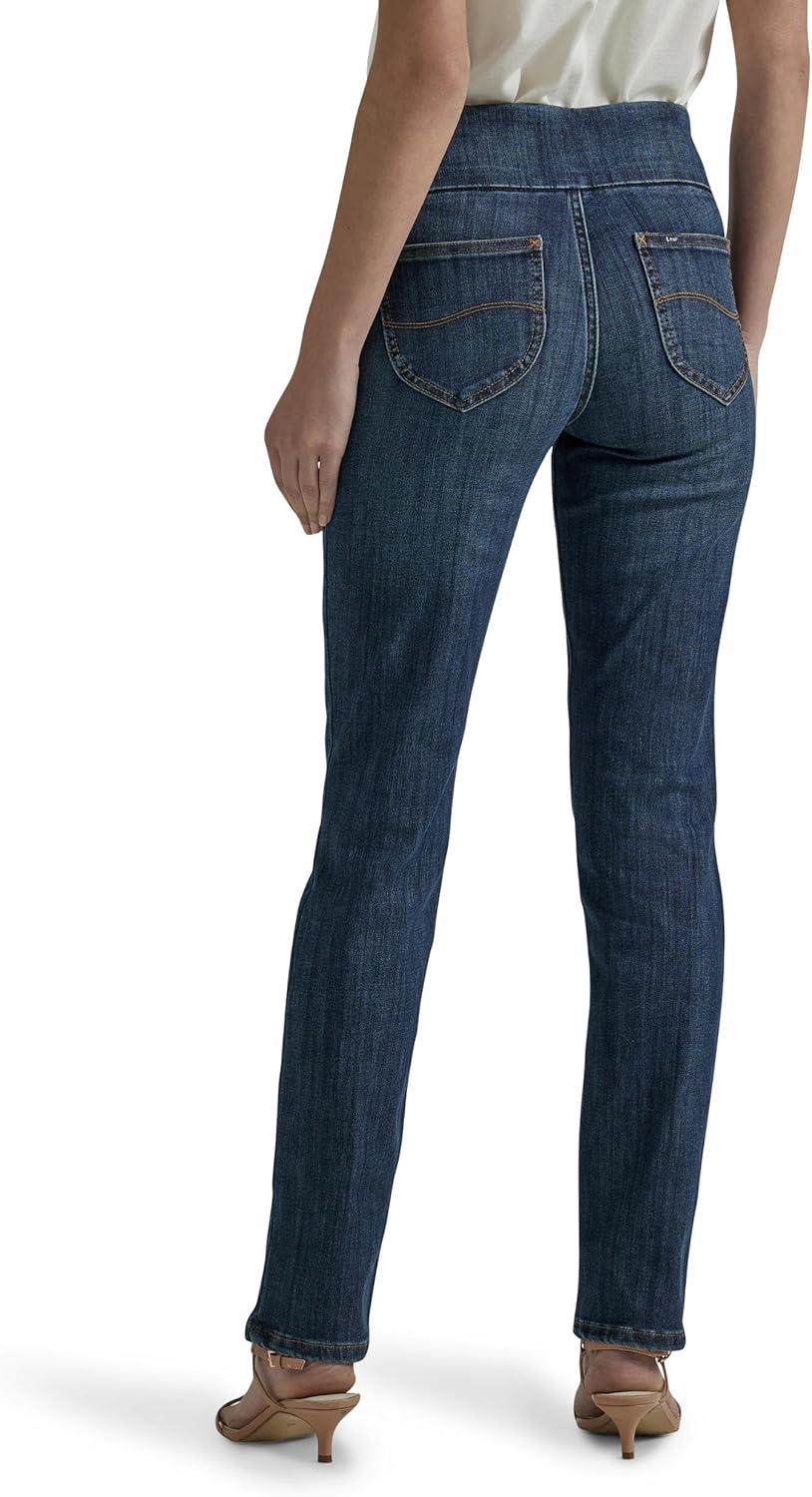 imageLee Womens Sculpting Slim Fit Slim Leg Pull On JeanLandslide