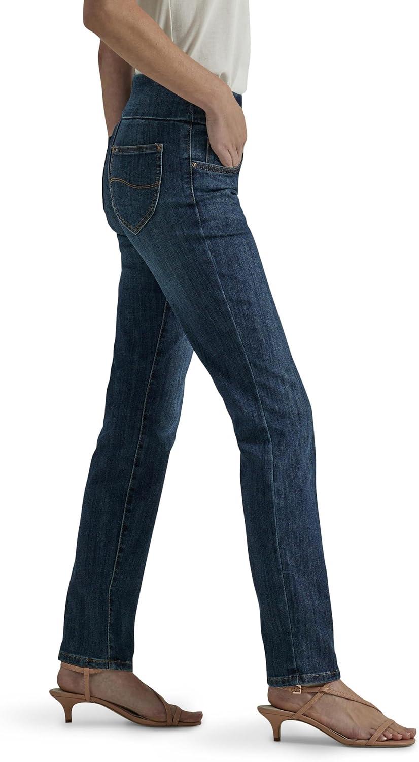 imageLee Womens Sculpting Slim Fit Slim Leg Pull On JeanLandslide
