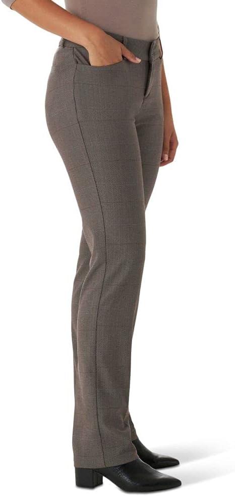 imageLee Womens Secretly Shapes Regular Fit Straight Leg PantsLinwood