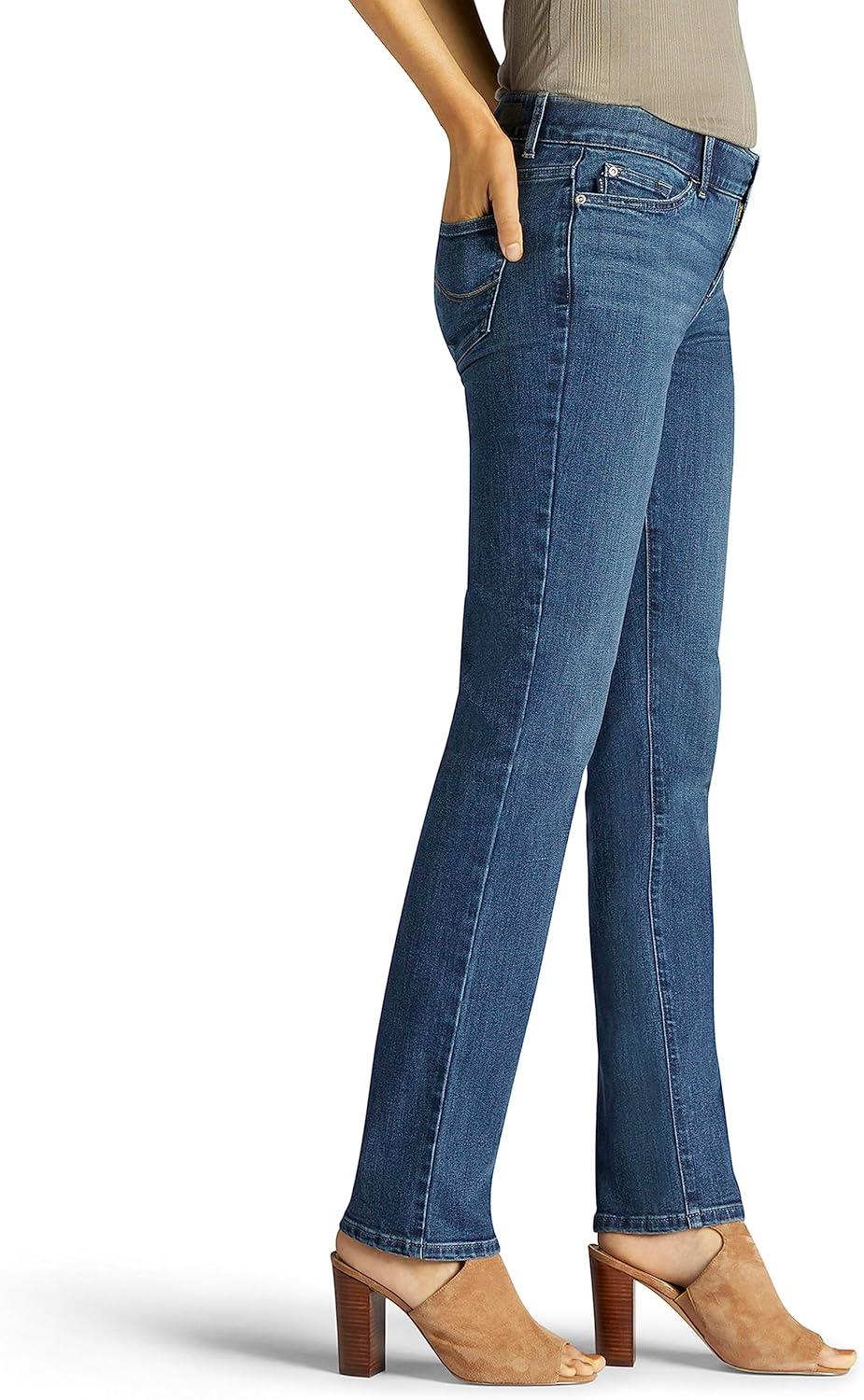 imageLee Womens Ultra Lux Comfort with Flex Motion Straight Leg JeanRayne