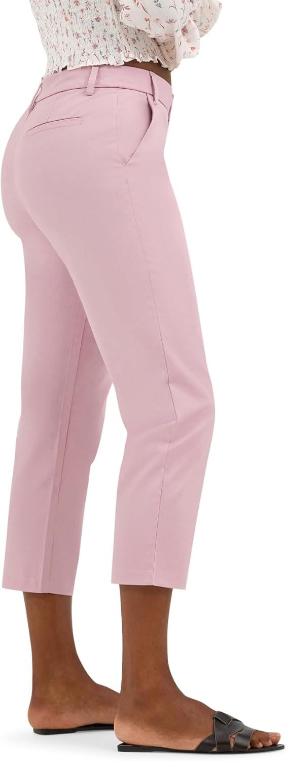 imageLee Womens Wrinkle Free 23 Capri PantSoft Mauve