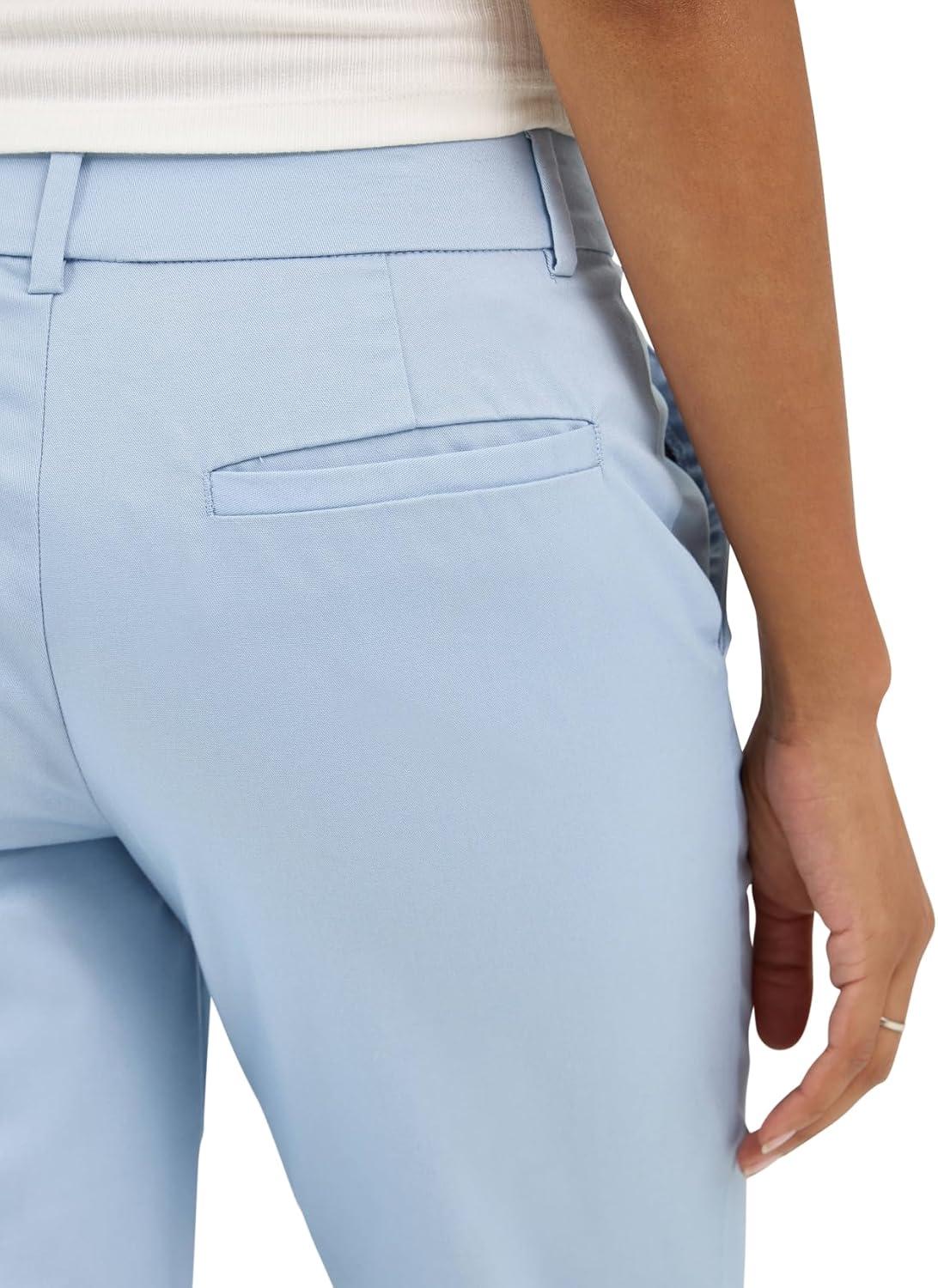 imageLee Womens Wrinkle Free Mid Rise Bootcut PantShy Blue