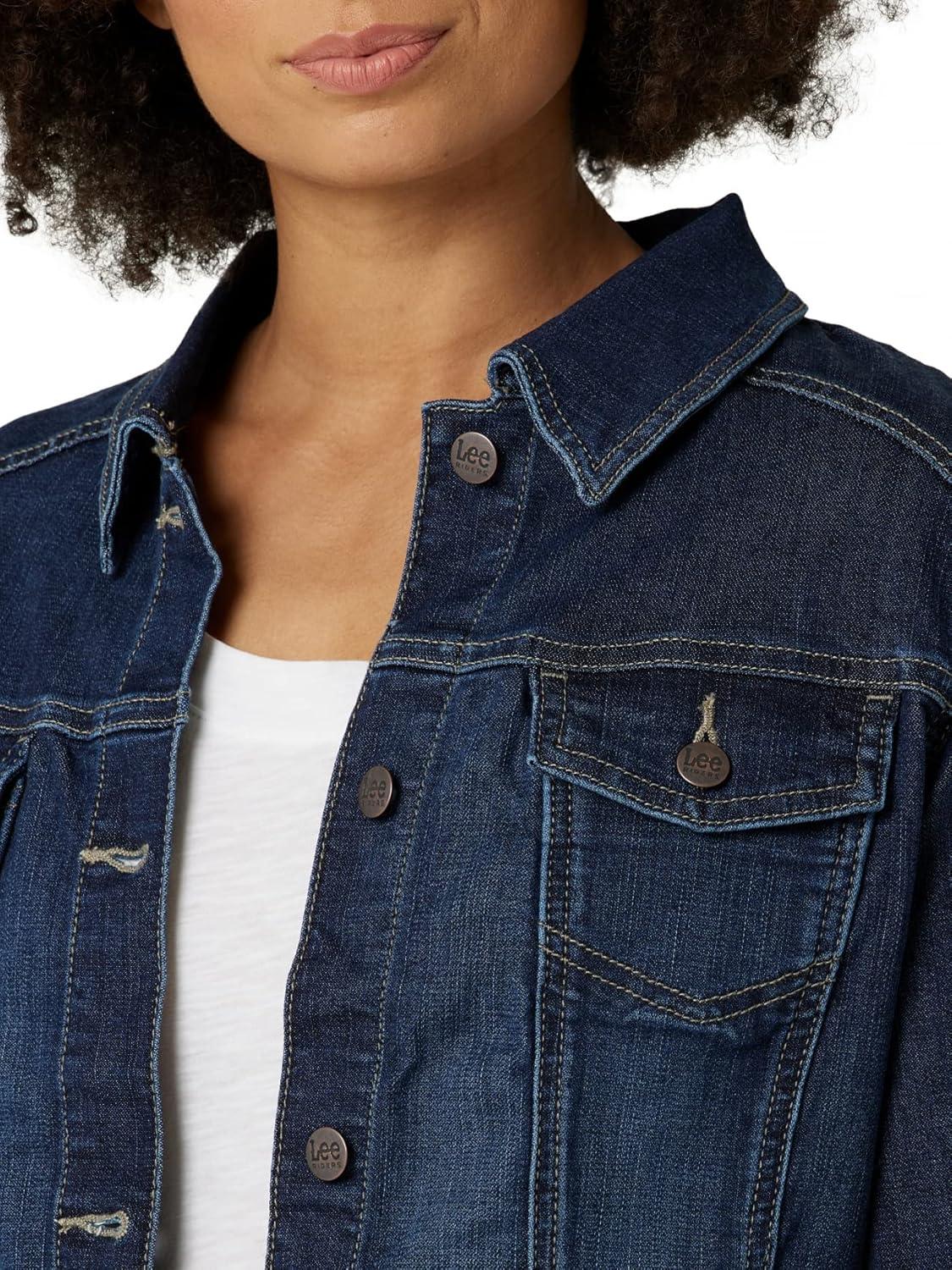 imageRiders by Lee Indigo Womens Denim JacketDrenched Dark Blue