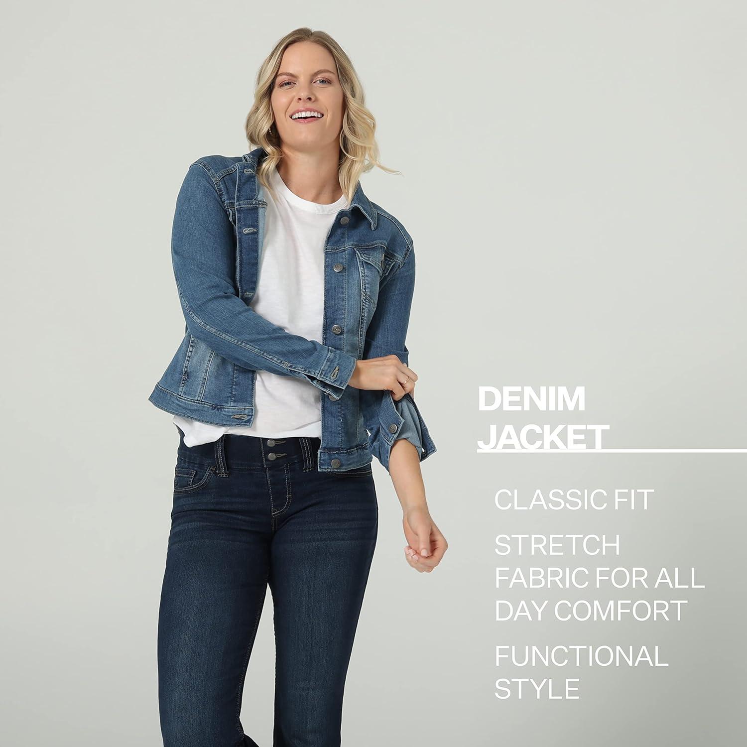 imageRiders by Lee Indigo Womens Denim JacketSilver Cloud