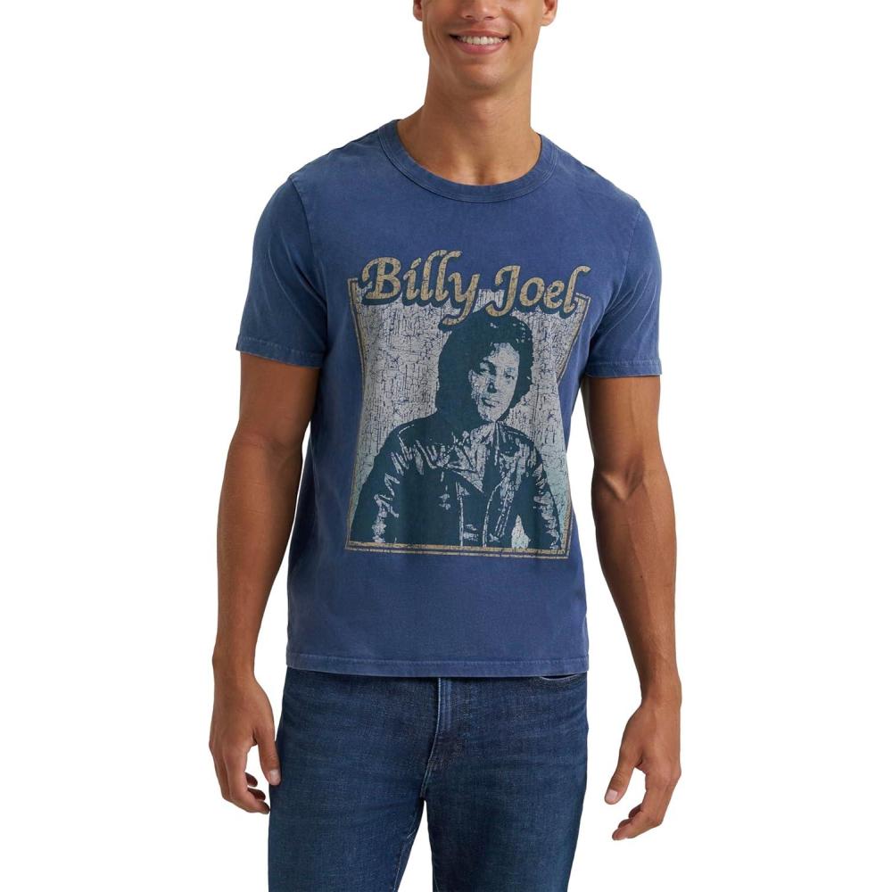 imageLee Mens Jukebox Favorites Graphic TeesBilly Joel Blue