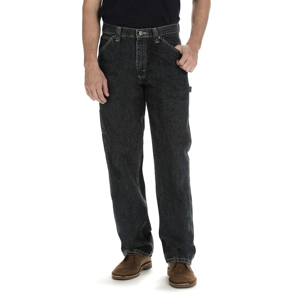 imageLee Mens Loose Fit Straight Leg Carpenter JeanQuartz Stone