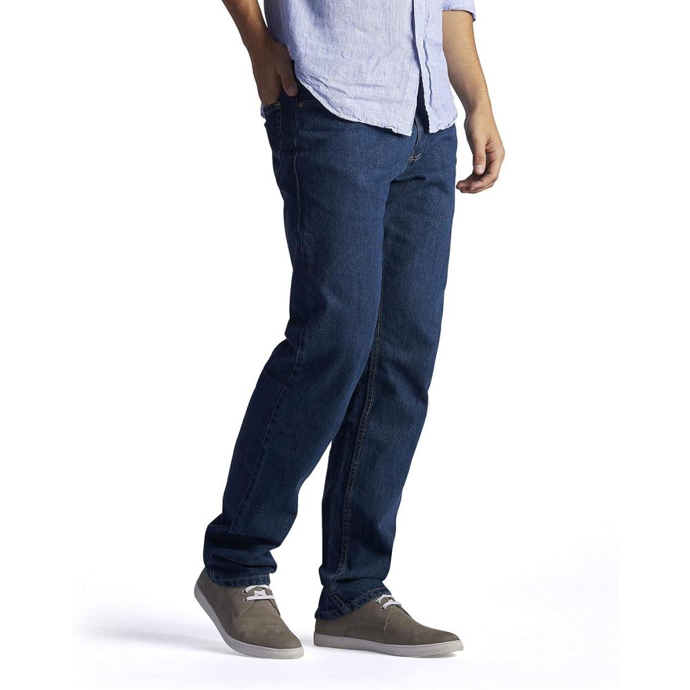 imageLee Mens Regular Fit Straight Leg JeanOrion