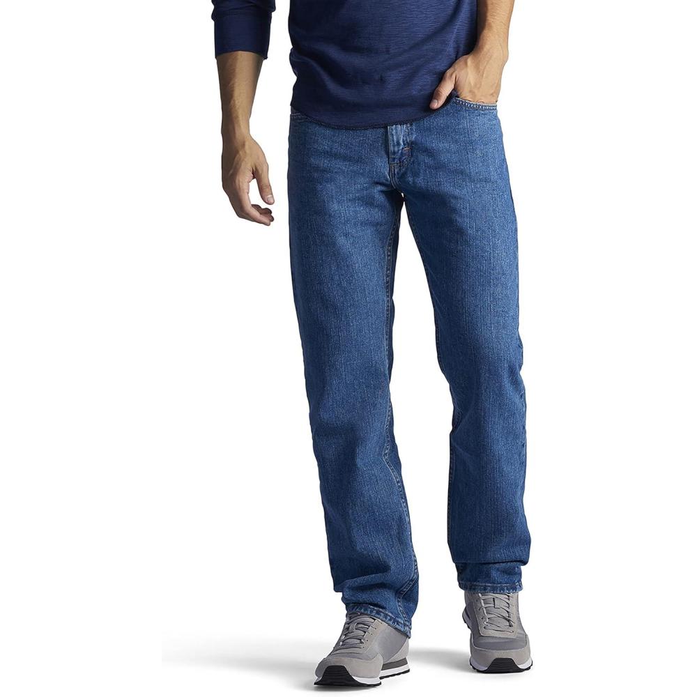 imageLee Mens Regular Fit Straight Leg JeanPepperstone