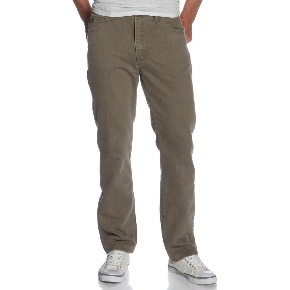 imageLee Mens Regular Fit Straight Leg JeanTarmac