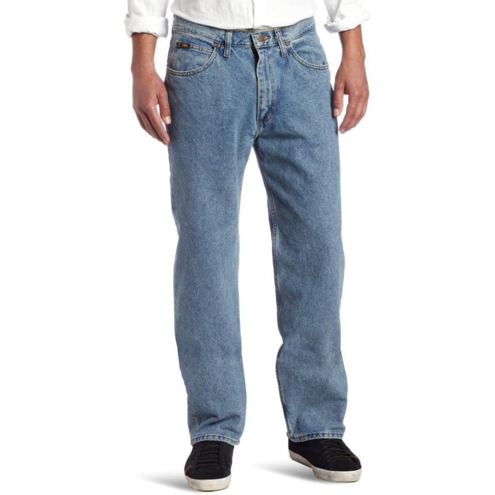 imageLee Mens Relaxed Fit Straight Leg JeanLight Stone