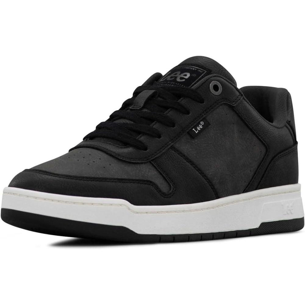 imageLee Mens Specter Retro Court Fashion SneakerBlackAnthra