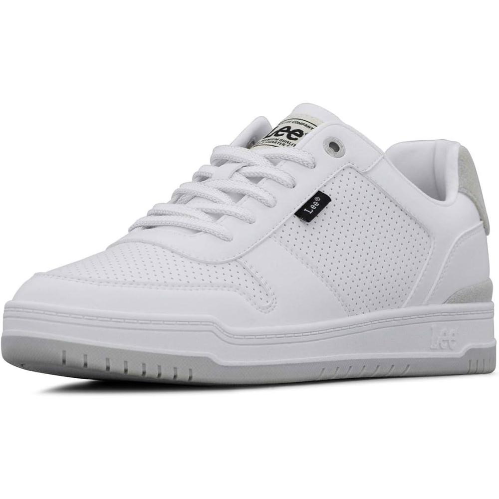 imageLee Mens Specter Retro Court Fashion SneakerWhite