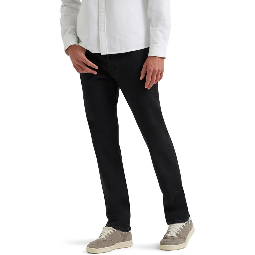imageLee Mens X Move Regular Straight JeanMidnight Black