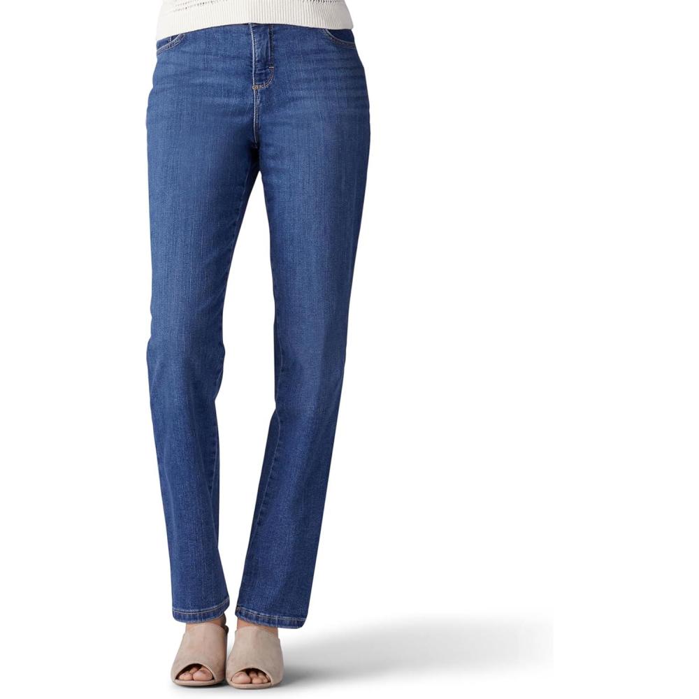 imageLee Womens Instantly Slims Classic Relaxed Fit Monroe Straight Leg JeanSeattle
