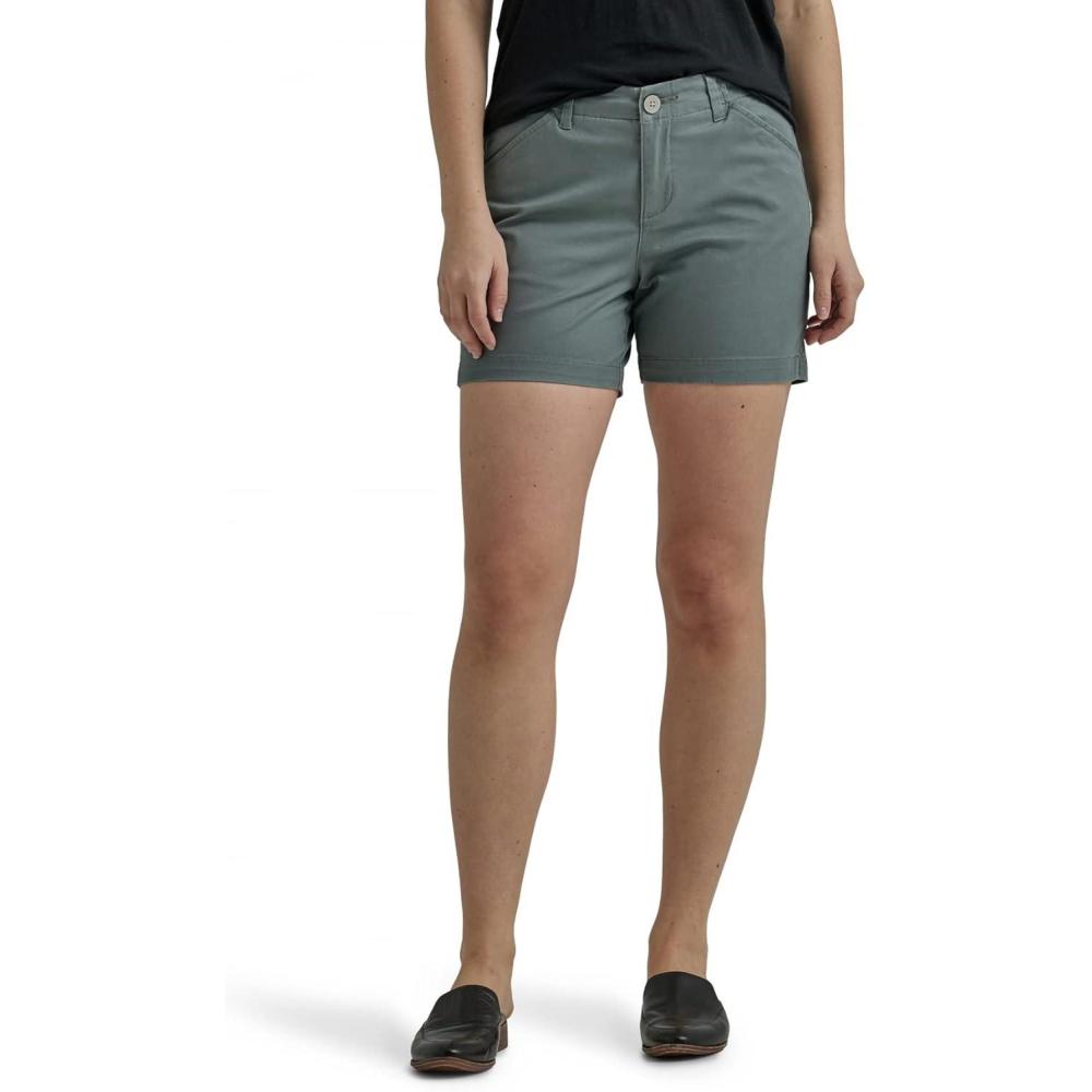 imageLee Womens Legendary 5 Chino ShortFort Green