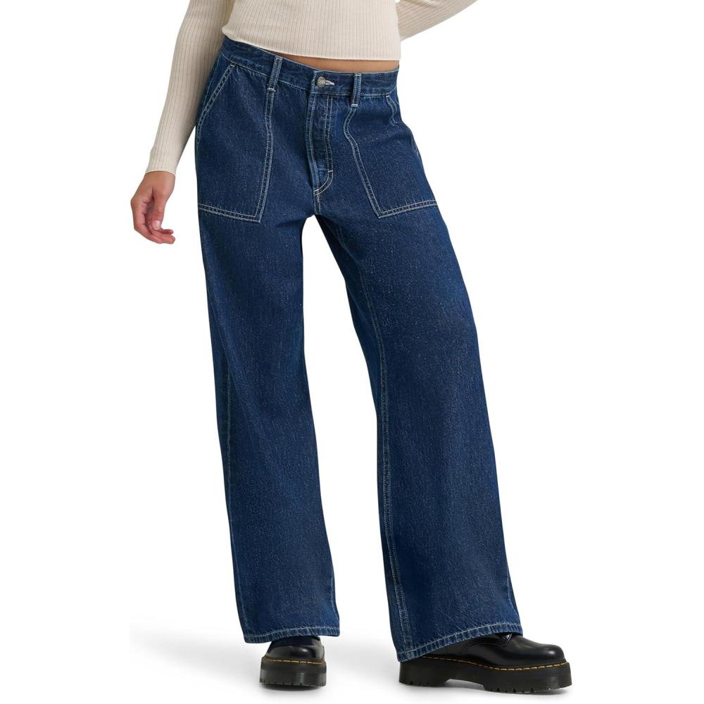 imageLee Womens Patch Pocket Slouch JeanSwitch It Up