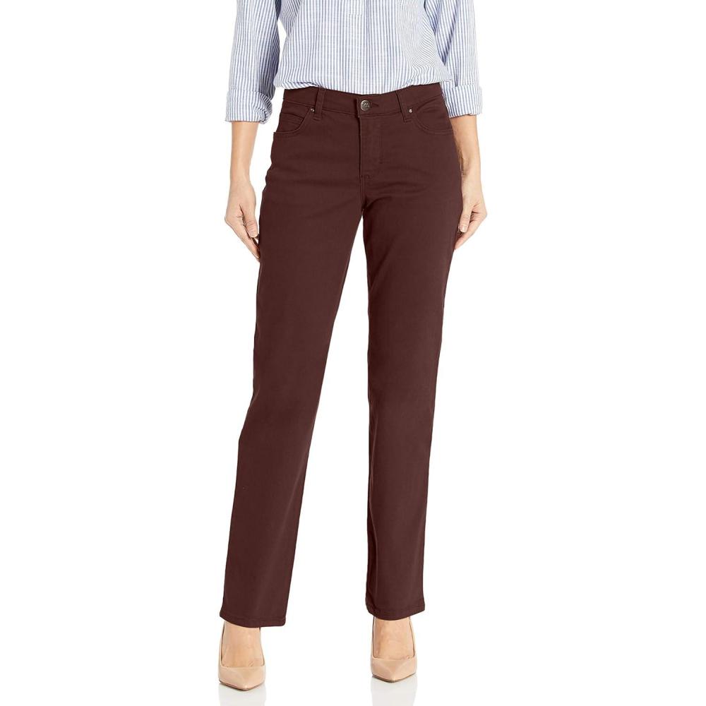 imageLee Womens Relaxed Fit Straight Leg JeanChestnut