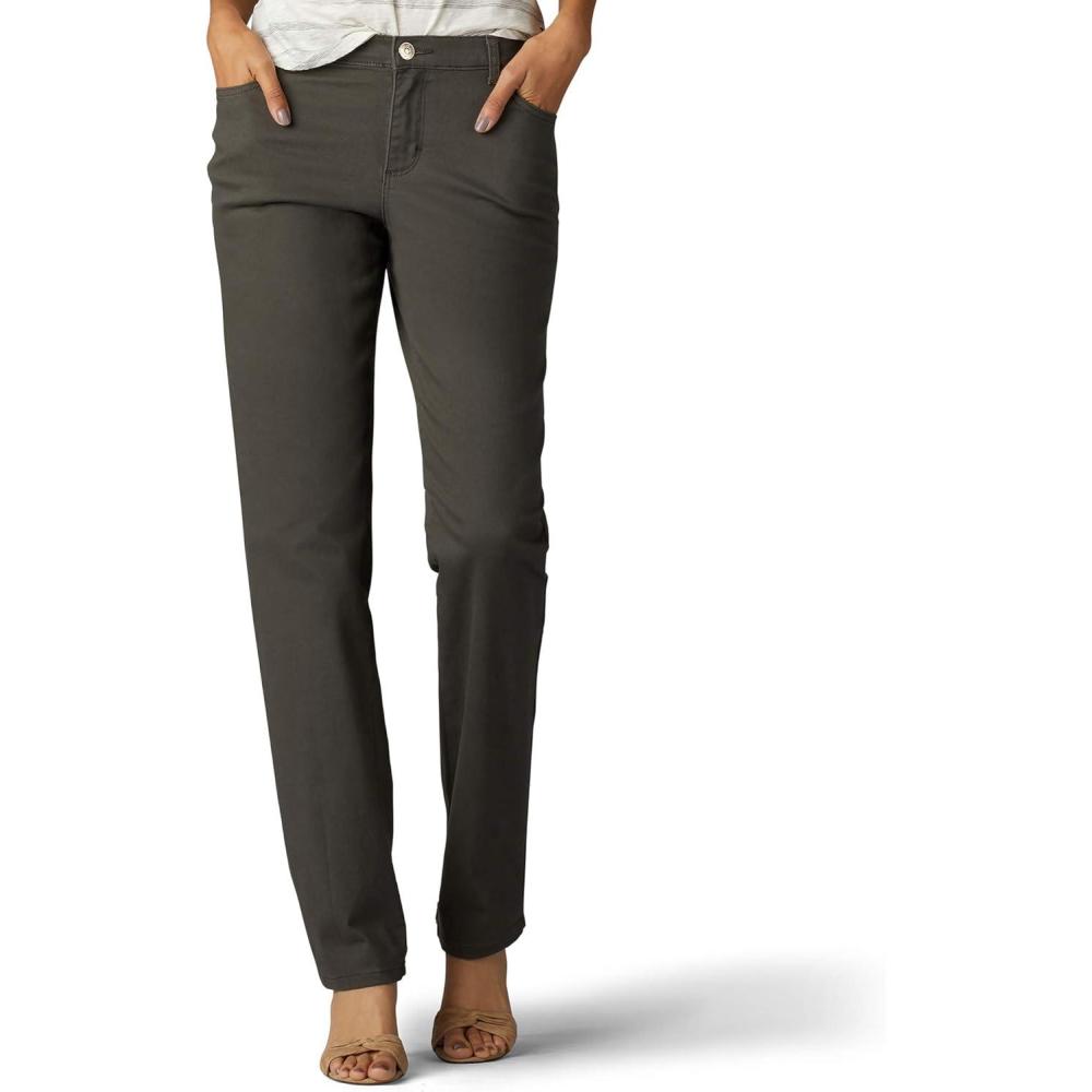 imageLee Womens Relaxed Fit Straight Leg JeanSage