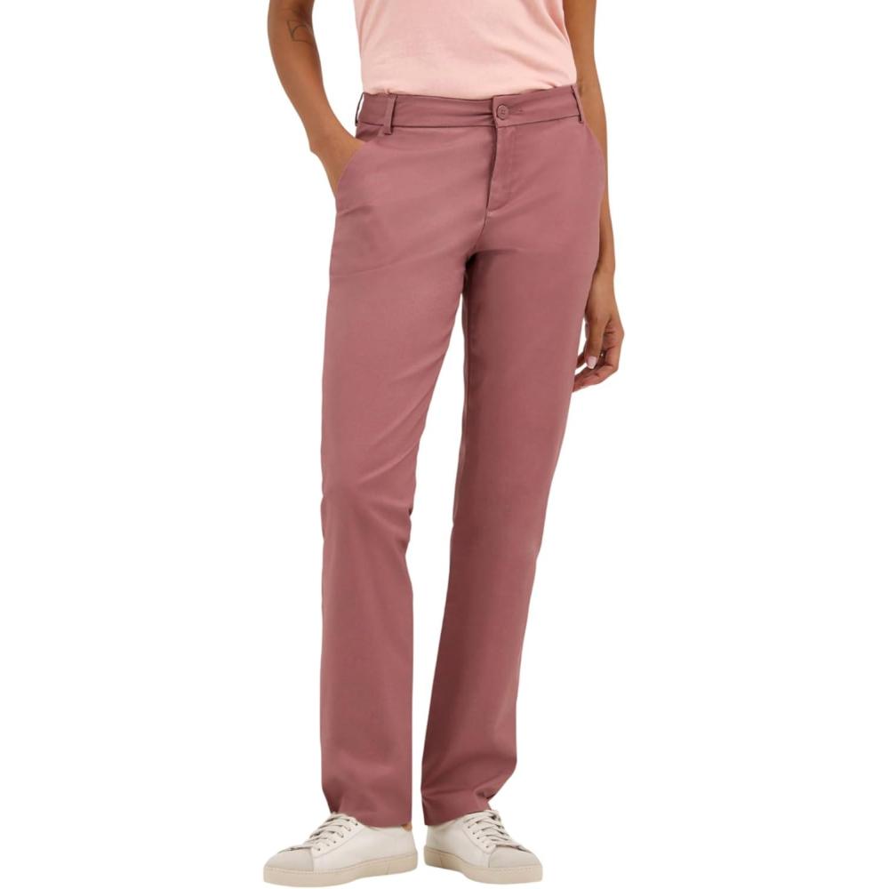 imageLee Womens Wrinkle Free Relaxed Fit Straight Leg PantHenna