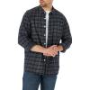 Black/Gray Plaid - Stretch Twill