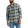 Green Drizzle Plaid