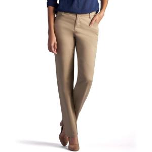 LEE Women’s Relaxed Fit All Day Straight Leg Pant(Flax)
