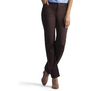LEE Women’s Relaxed Fit All Day Straight Leg Pant(Roasted Chestnut)